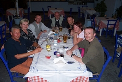 Das letzte Abendmahl bei Ute und Kostas