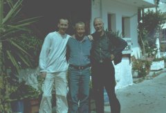 Die drei Hauptpersonen auf Kreta 2004