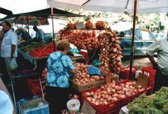 Samstagsmarkt in Iraklion am Hafen